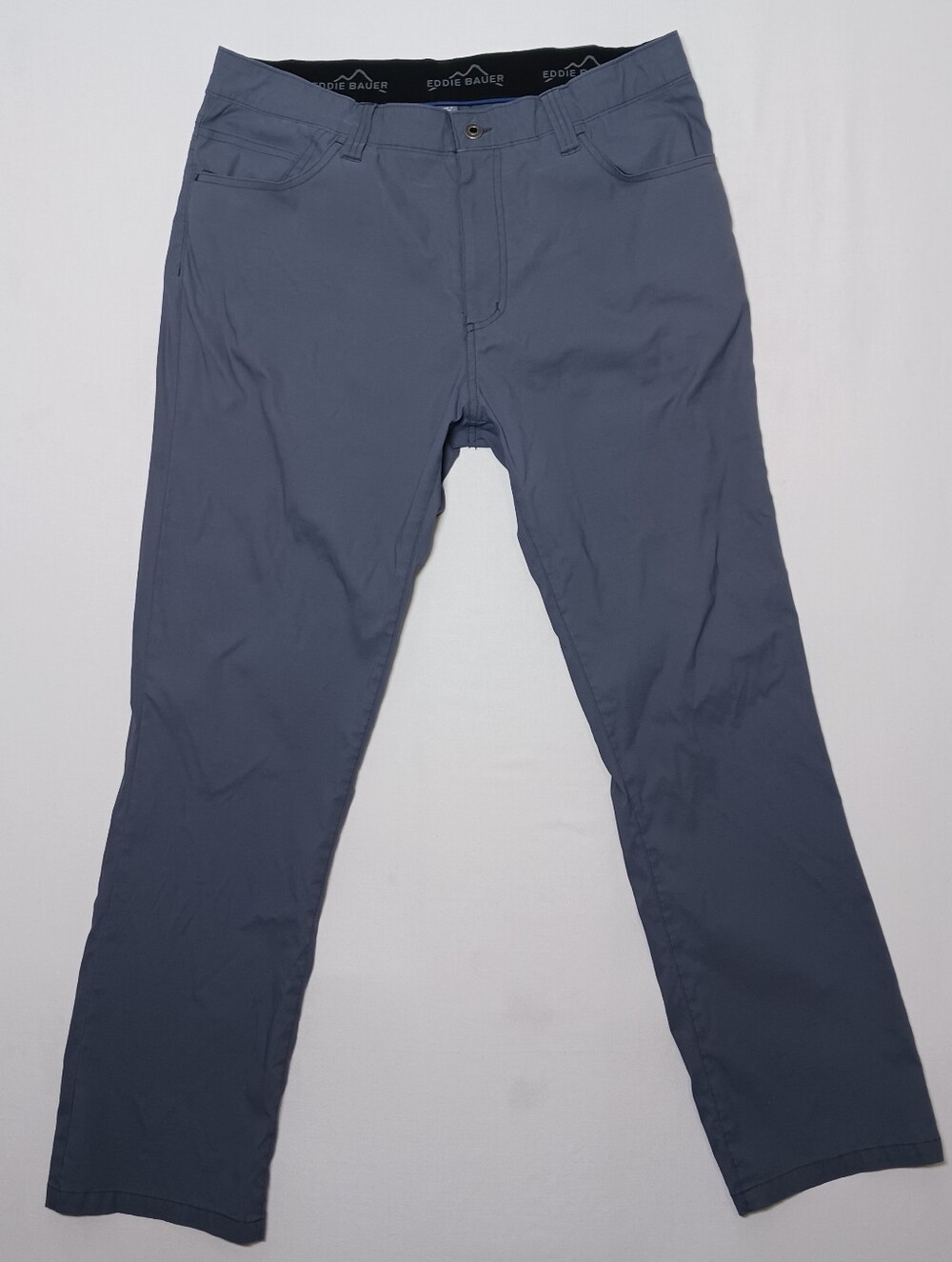 Eddie Bauer Mens Adventure Trek Pants 36X32 Slate Nylon Stretch 1225439